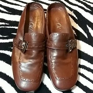 Oh! Brown Leather Shoes Size 10M